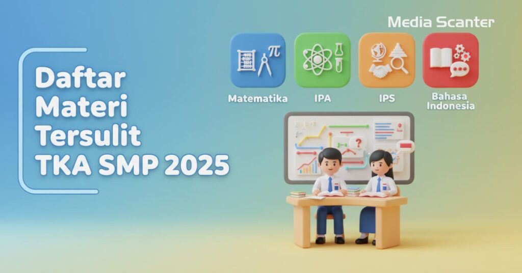 Daftar Materi Tersulit TKA SMP 2025