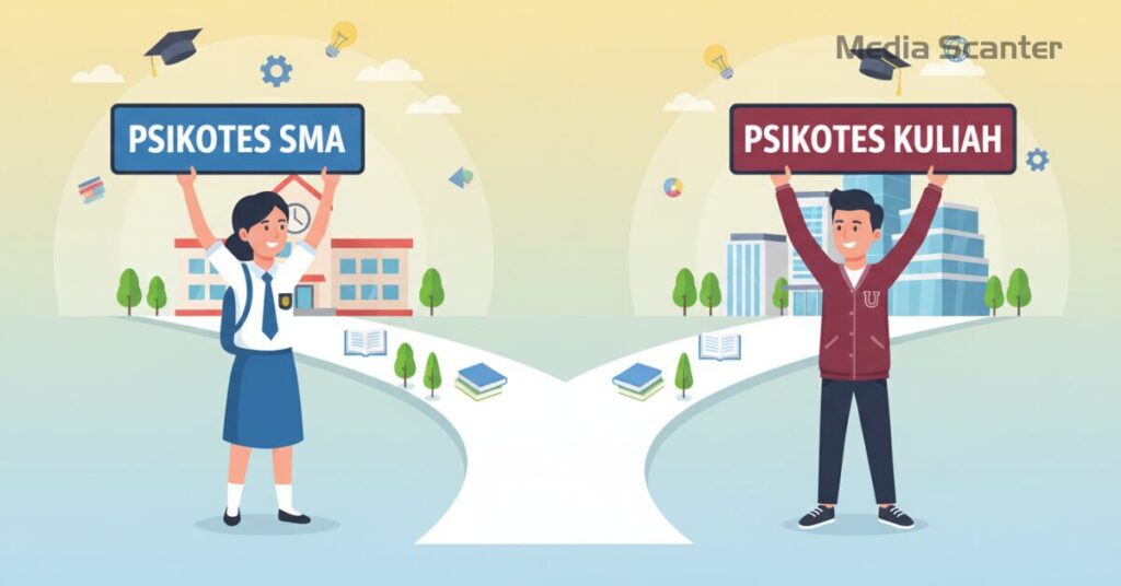 Perbedaan Psikotes 2026 SMA dan Kuliah