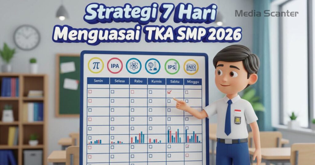 Strategi 7 Hari Menguasai TKA SMP 2026