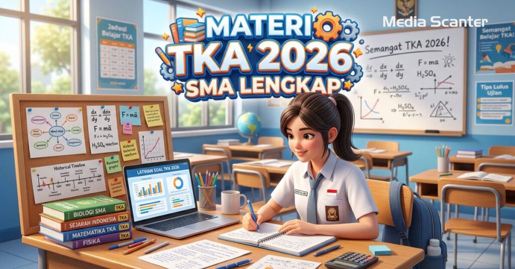 Materi TKA 2026 SMA Lengkap dan Contoh Topik yang Sering Muncul