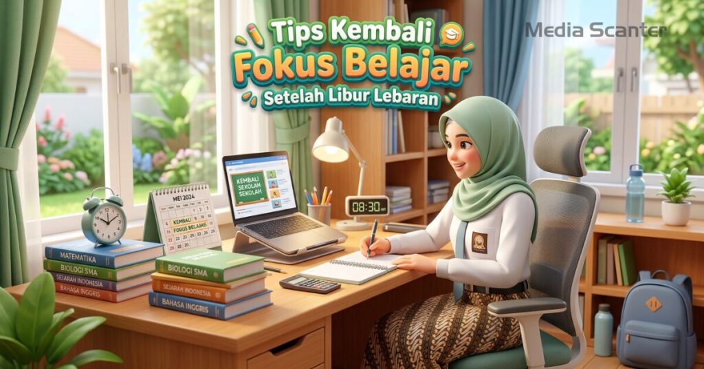 Tips Kembali Fokus Belajar Setelah Libur Lebaran 2026 untuk Siswa SMASMK