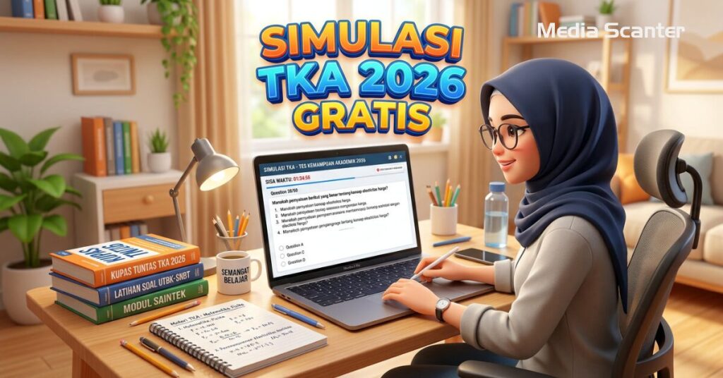 Simulasi TKA 2026 Gratis