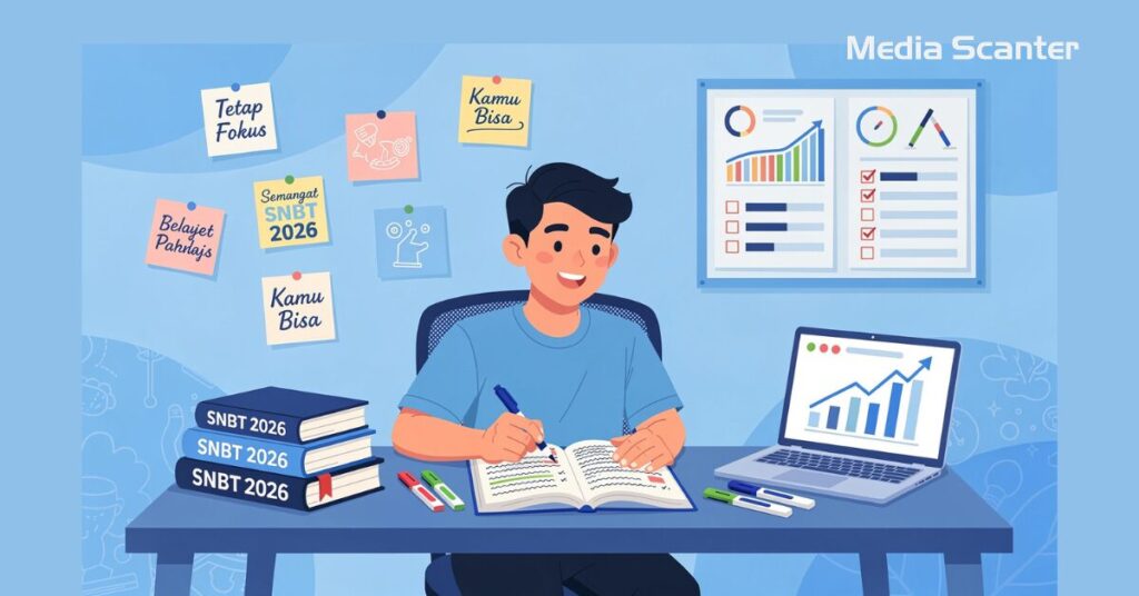 Tips Konsisten Belajar SNBT 2026 Meski Motivasi Sedang Turun