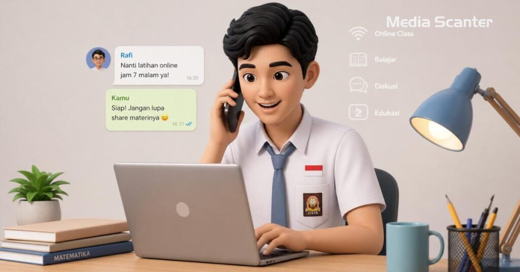 Aktivitas Online Pelajar Indonesia Setelah Jam Sekolah