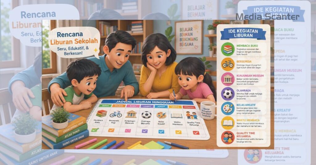 Cara Orang Tua Menyusun Jadwal Liburan Edukatif Selama Libur Sekolah