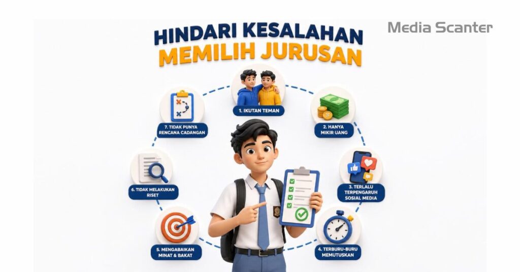 7 Kesalahan yang Sering Dilakukan Saat Memilih Jurusan Kuliah