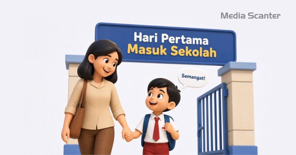Cara Agar Anak Tidak Gugup pada Hari Pertama Masuk Sekolah