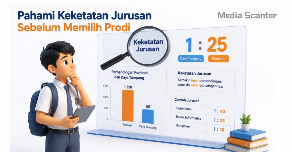 Cara Membaca Tingkat Keketatan Jurusan, Jangan Salah Menafsirkan