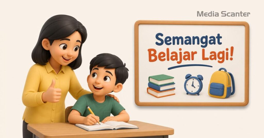 Cara Membantu Anak Kembali Semangat Belajar Setelah Libur Panjang