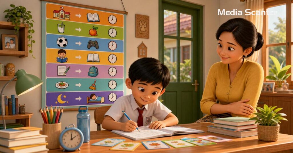 Cara Membuat Jadwal Belajar Anak SD yang Menyenangkan di Rumah