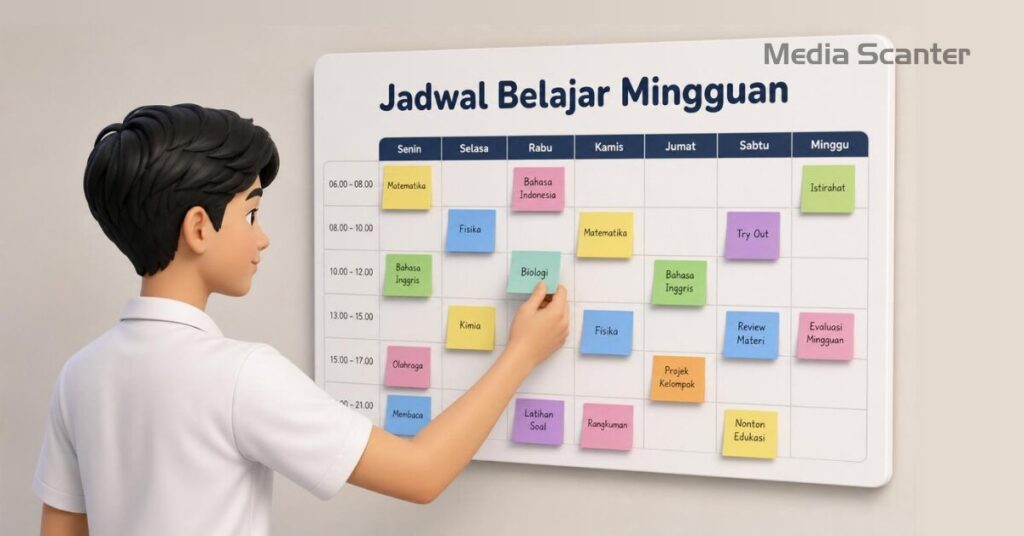 Cara Menata Jadwal Belajar agar Tidak Mudah Bosan