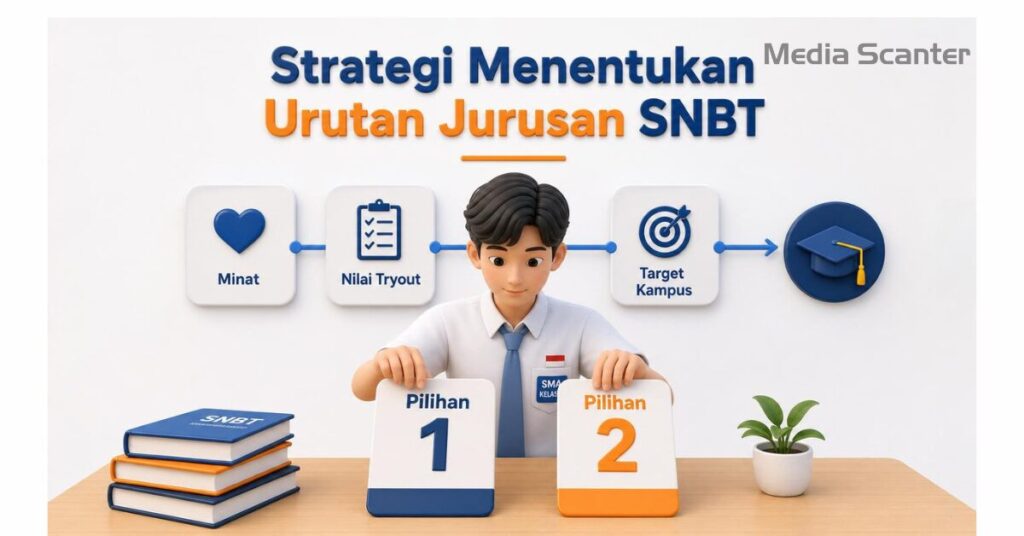 Cara Menentukan Urutan Pilihan Jurusan di SNBT
