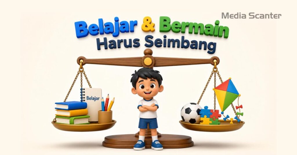 Cara Mengatur Waktu Belajar dan Bermain agar Anak Tetap Seimbang