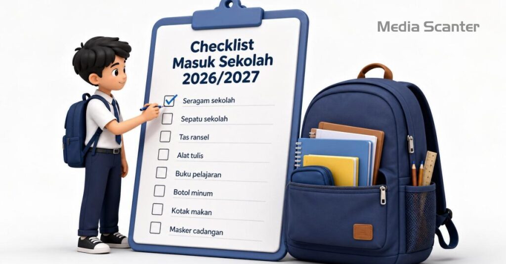 Checklist Persiapan Sebelum Masuk Sekolah Tahun Ajaran Baru