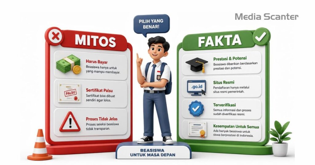 Mitos dan Fakta Seputar Beasiswa Kuliah