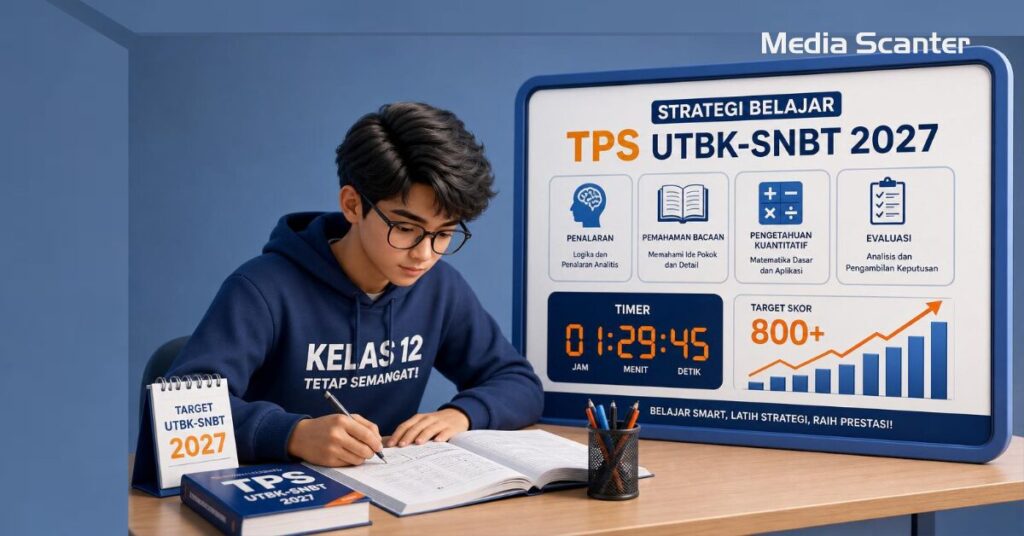 Strategi Belajar TPS UTBK-SNBT 2027 agar Nilai Meningkat