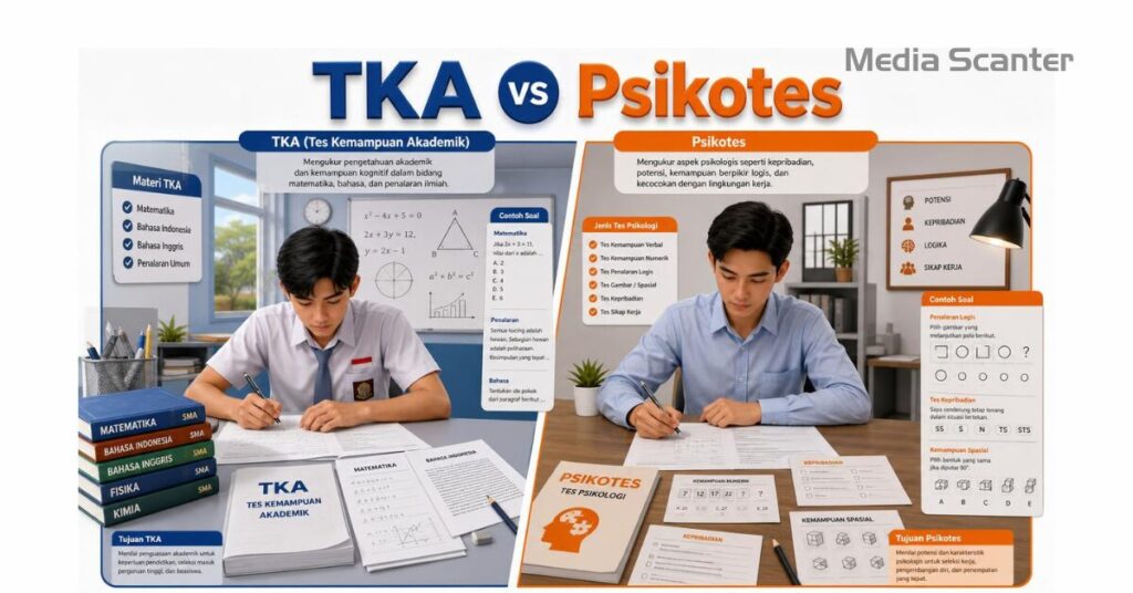 Apakah TKA Sama dengan Psikotes