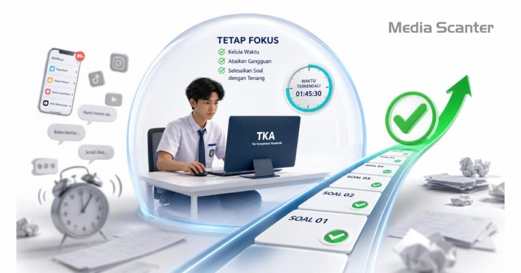 Cara Tetap Fokus Saat Mengerjakan TKA