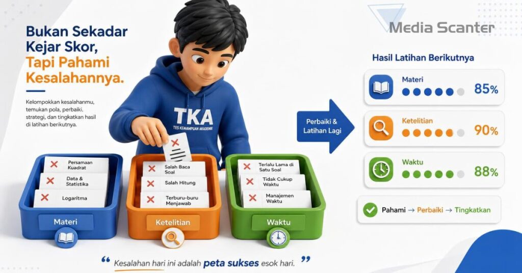 Apa yang Perlu Dilakukan Siswa Setelah Mengetahui Hasil Latihan TKA