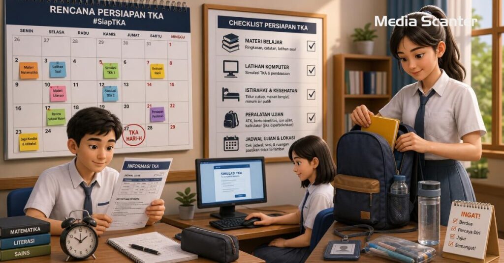 Apa yang Perlu Dipersiapkan Siswa Selain Materi Sebelum TKA