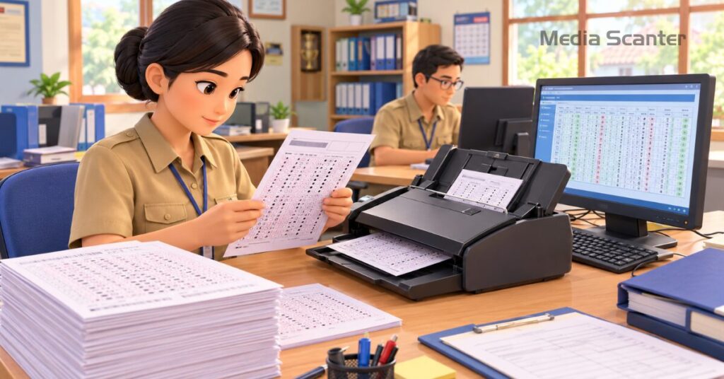 Cara Mengoreksi LJK dengan Scanner